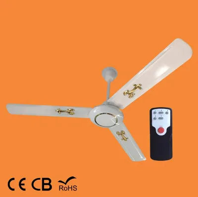 56 Inch 12V Solar Adapter Ceiling Fan Remote Control 3 Blades DC-CF510
