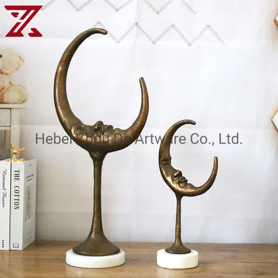 Modern Chinese Classical Cast Remy Head Horse Decoration Metal for Table Centerpieces