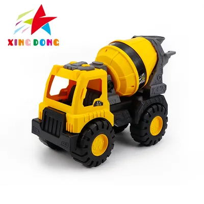 Hot Sell Plastic Engineering Truck Outdoor Game Cement Mixer Truck