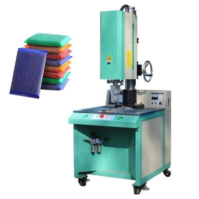 Kitchen Scourer Pad Welding and Cutting Making Machine for Cleaning Pad