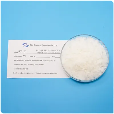 Sps-28 Water Reducing Polycarboxylate Superplasticizer Flake Admixture for Mass Concrete Construction