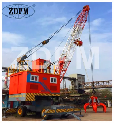 Electric Hydraulic Mobile Portal Crane with Hook
