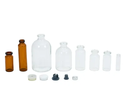High Borosilicate Sterilized Glass Serum Bottle for Laboratory Use