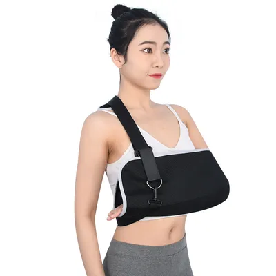 Hot Sale Adjustable Breathable Arm Sling Equipped with a Removable Support Plate