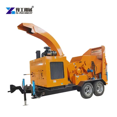 Diesel Self-Propelled Wood Crusher for Orchard Fruit Branch Disposal