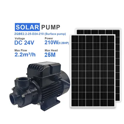 High-Efficiency Hybrid Solar 0.5HP Brushless Water Pump System
