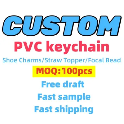 Adorable Custom Soft PVC Keychains with Durable Carabiners