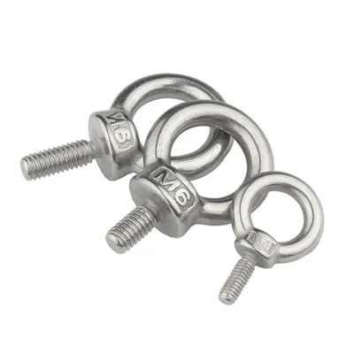 Metric Thread Eye Bolt for Standard Machinery and Equipment Mounting