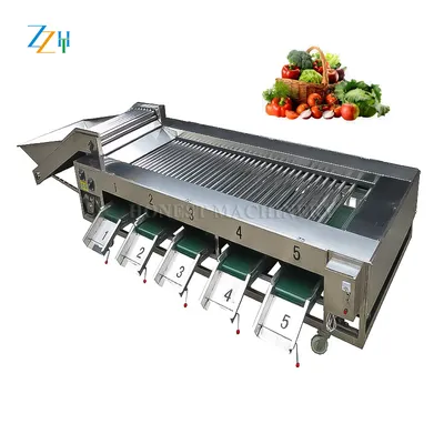 High Efficiency Potato Grader / Potato Sorting Machine / Fruit Sorting Machine