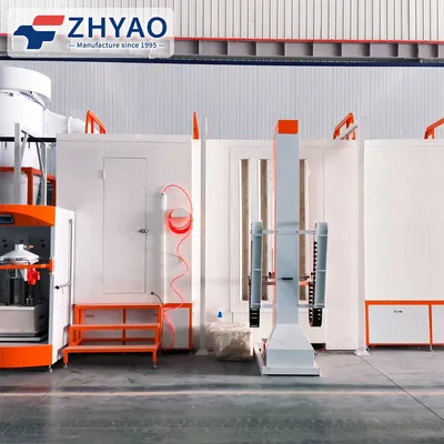 Semi Atuo Economical and Flexible Manual Powder Coating Room Supplier
