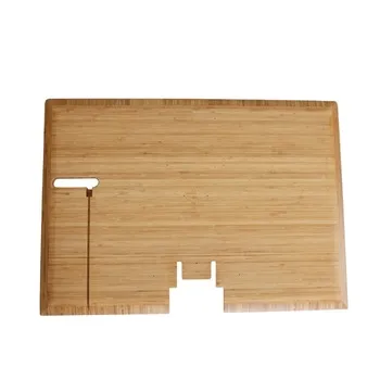 Multifunctional Home Office Desk 100% Bamboo Table Top Sit-Stand Desktop