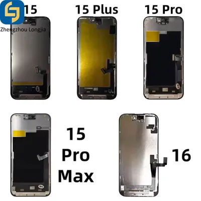 Jk Incell Repuestos Para Cellular Mobile Phone Accessory Smart Phone LCD Screen for I Phone 17 16 15 14 13 12 11 PRO/PRO Max/Plus