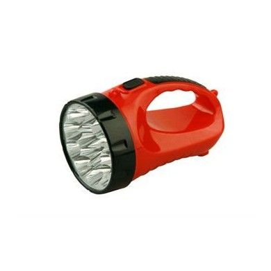 15 LED Handheld Rechargeable Plastic Torch Waterproof Spotlight