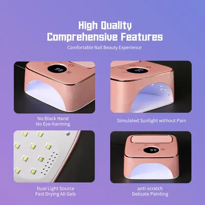 Automatic Quick Dry 48W Nail Lamp Sun 2c UV LED Nail Lamp for Gel Nail