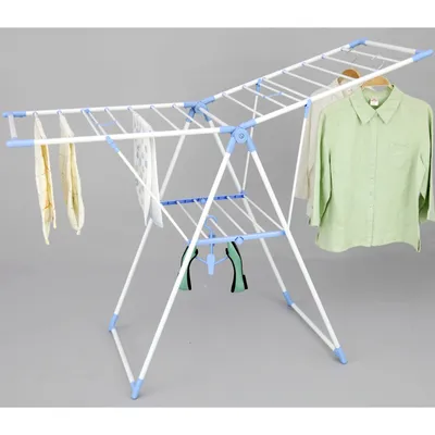 Powder Coated Steel Foldable Multi-Purpose Clothes Drying Rack