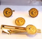 Cufflinks Necktie Pin