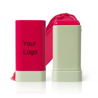 Customizable Multi-Use Vegan Blush Stick for Long-Lasting Cheek Color
