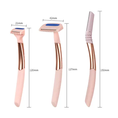 OEM Custom 3-in-1 Women Face Shaver Eyebrow Trimmer Non-Slip Wholesale