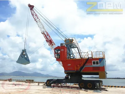 Dock Electric Wheeled Mobile Crane