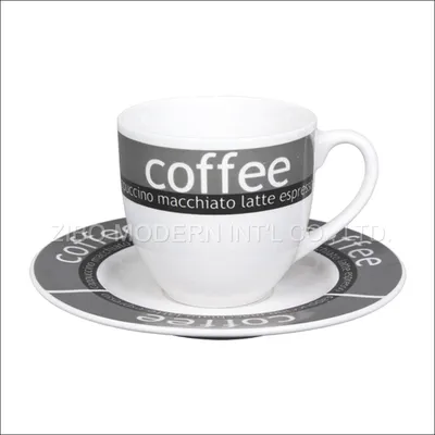 Ceramic Coffee Cup Contracted Saucers Suit Creative Red Tea Mug
