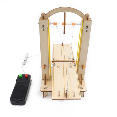 Lift Bridge Model Kit Children DIY Stem Creative Scientific Programming Technology Learning Wooden Steam Educational Toy