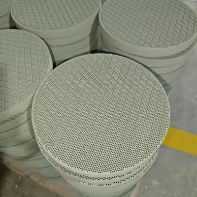 Cordierite Ceramic Gas Stove Burner Plate Square Shape Customized Size