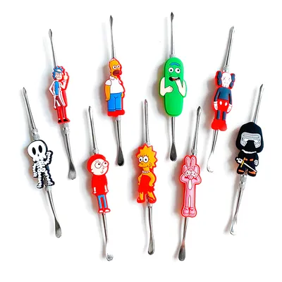 120mm Stainless Steel Cartoon Dabber Tool Wax DAB Tool