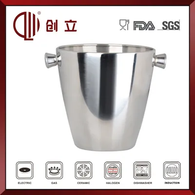 3L Stainless Steel Champagne Bucket with Handle