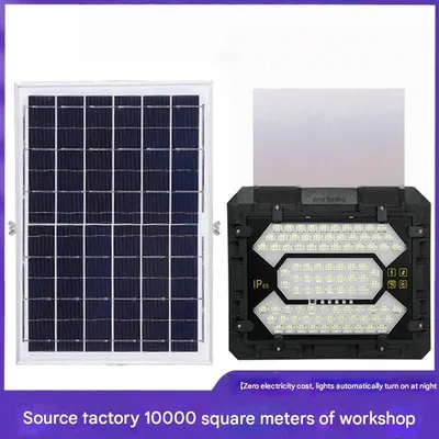 LED Solar Light for Outdoor Camping Smart Light Sensing Remote Control Adjustment Solar Light