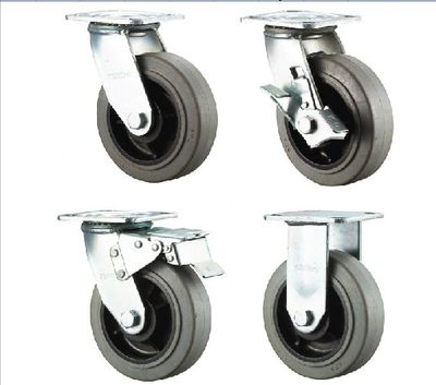 Heavy Duty Double Ball Bearing Conductive TPR Caster II (Z13-01/01A/01B/02-100/125/150/200-432G)