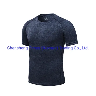Men's Running Quick Dry Compression Sport Fitness Gym Running Shirts Tees
