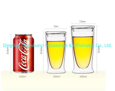 Double Wall Glass Water Cup