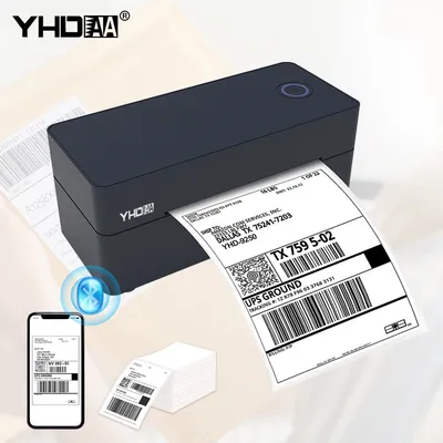 4 Inch Thermal Shipping Label Printer Imprimante Thermique 203dpi 4X6 Waybill Printer