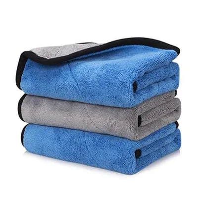 Soft Absorbent 100% Microfiber Coral Fleece Cleaning Towels for Auto Care Detailing
