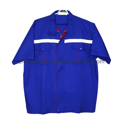 Short Sleeve Uniform Work Clothoes Safety Labor Workwear