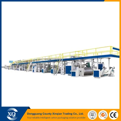 Stable High Efficiency Fully Automatic Precision 2/3/5/7 Ply Corrugated Cardboard Production Line