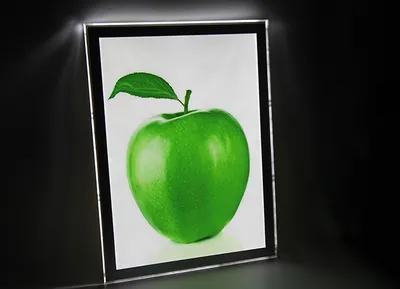 Magnetic Acrylic Crystal LED Photo Frame Advertising Light Box Menu Board