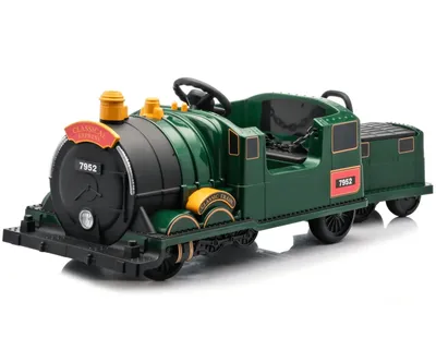 Kids Electric Ride on Train with Trailer Toy Train Car for 3-8 Years