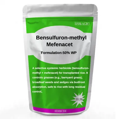 Weed Killer Bensulfuron-Methyl 2.6%+Mefenacet 47.4% Wp CAS 83055-99-6173250-68-7