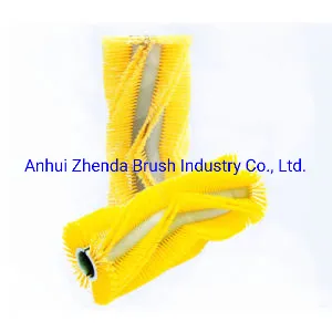 Road Sweeper Yellow Wear-Resisting Middle Sweeper Brush