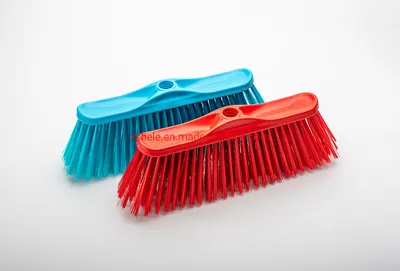 Fashion Sweeping Brown Broom Brush with Shiny Bristle
