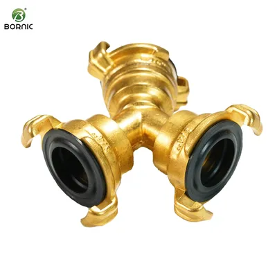 Bornic Cw617n Hpb57-3 Bsp External Thread Brass Pipe Hex Nipple Fitting Quick Coupling Fitting