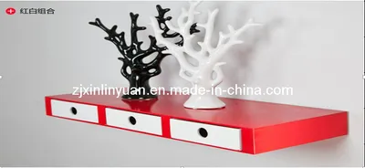 Wall Shelf with 3 Drawers