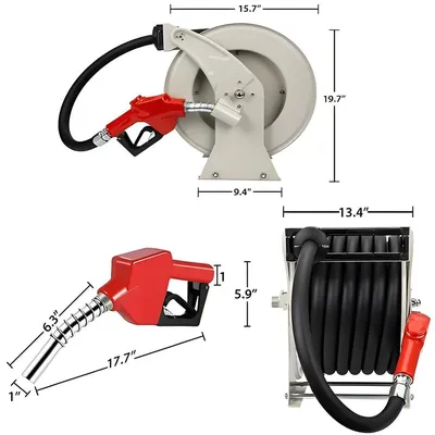 Automatic Rewind Diesel Hose Reel for Efficient Fuel Management