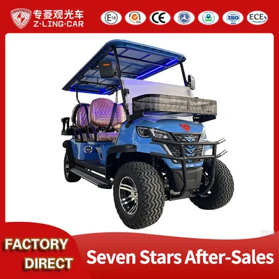Zlingcar Brand 4+2 Seater Golf Cart off-Road UTV Scooter for Sale