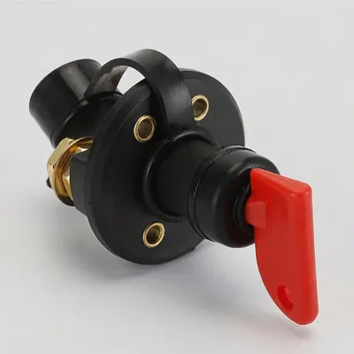 Factory Price 300A 12/24V Heavy-Duty Battery Disconnect Switch Power Kill Switch Rotary Isolator with Keys for Marine ATV