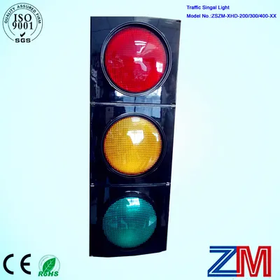 En12368 300mm LED Flashing Traffic Light / Traffic Signal