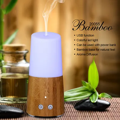 Aromacare Bamboo Mini USB Electronics Humidifier (20055)