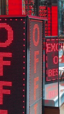 High-Visibility Outdoor LED Panel - P10 Single Color Display
