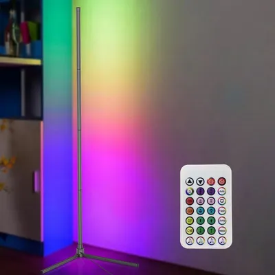Indoor Home Decor Smart Corner Floor Standing Standard Lamp Lighting Modern Stand Floor Light LED Floor Lamps